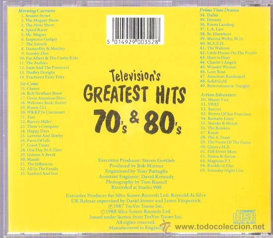 CDs de Música: Televison Greatest Hits Vol. 3	Silva Screnn	1987 - Foto 2 - 26325631
